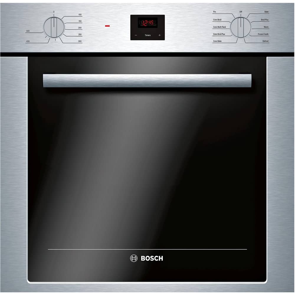 Bosch - 500 Series 24" 2.8 Cu. Ft. Built-In Single Electric Wall Oven with True Convection - Stainless Steel product image