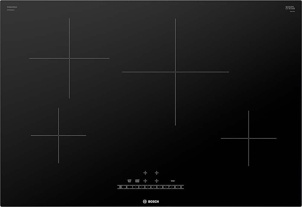 Bosch - 500 Series 30" Built-In Electric Induction Cooktop with 4 elements - Black product image