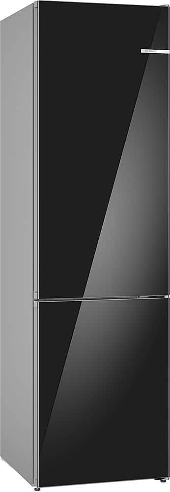 Bosch - 800 Series 12.8 Cu. Ft Bottom-Freezer Counter-Depth Smart Refrigerator with Internal Ice and Water Dispenser - Black…
