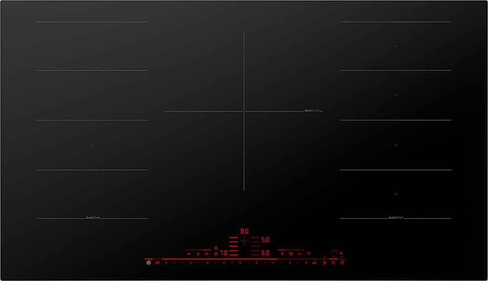 Bosch - Benchmark Series 36" Built-In Electric Induction Smart Cooktop with 5 Elements and Frameless Design - Black product…