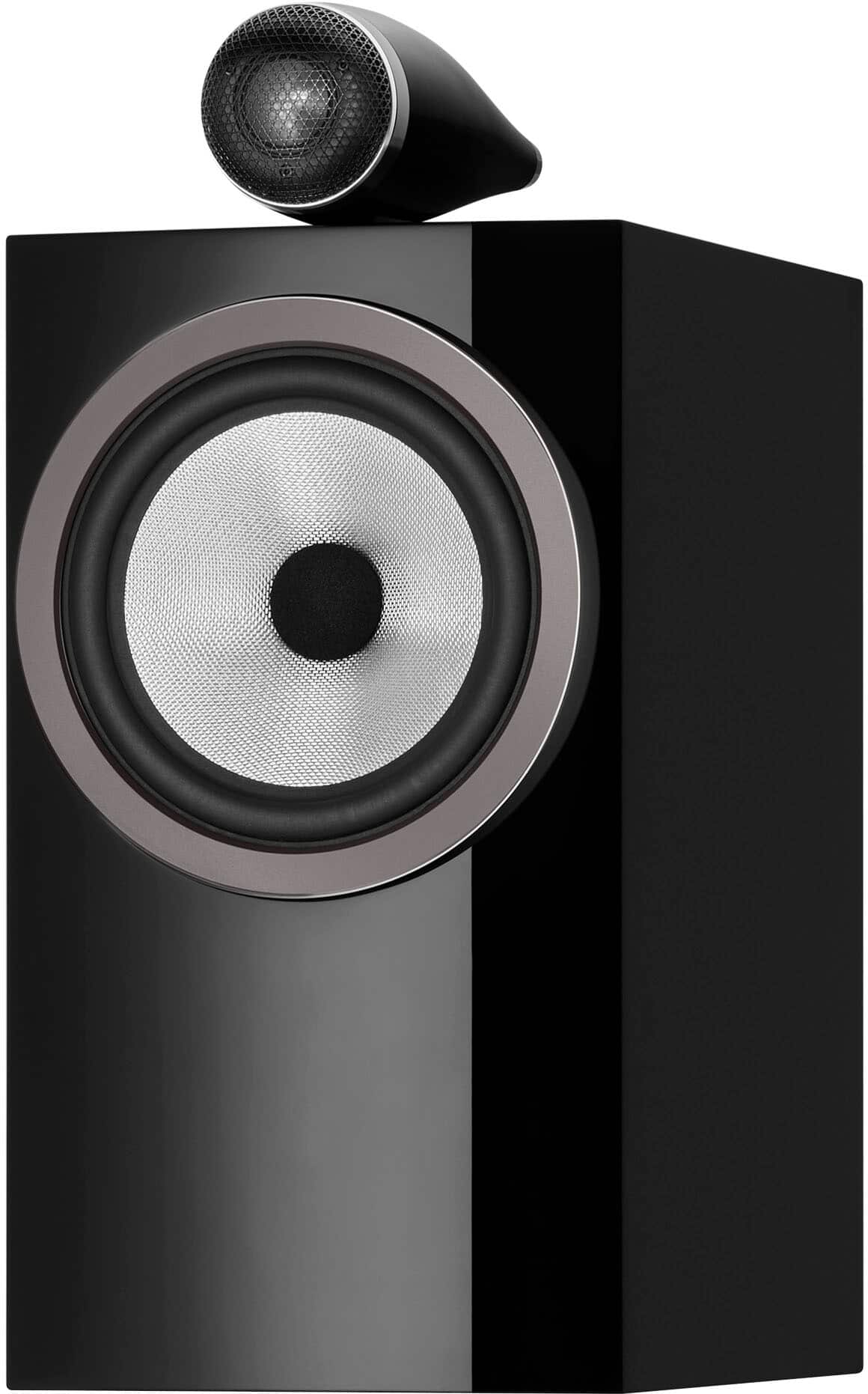 Bowers & Wilkins - 705 S3 Bookshelf Speaker with 1" Tweeter on Top and 6.5" Midbass (Pair) - Gloss Black product image