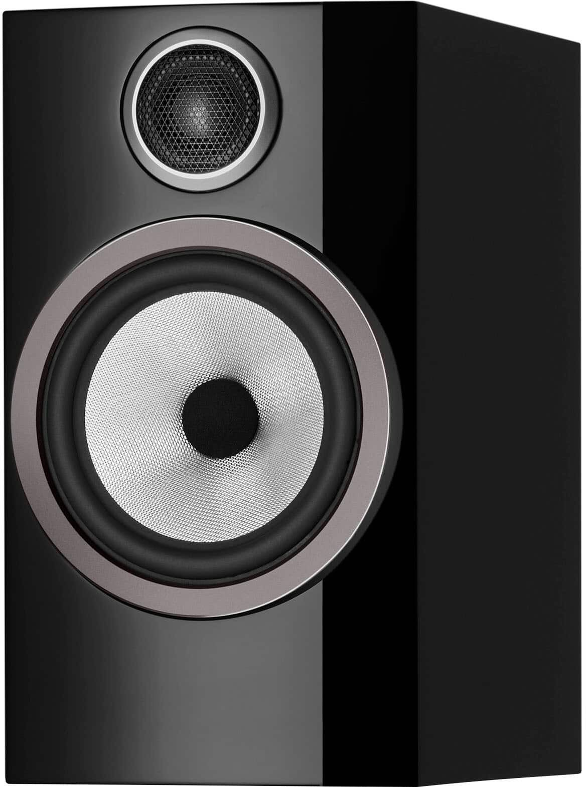 Bowers & Wilkins - 706 S3 Bookshelf Speaker with 1" Tweeter and 6.5" Midbass (Pair) - Gloss Black product image