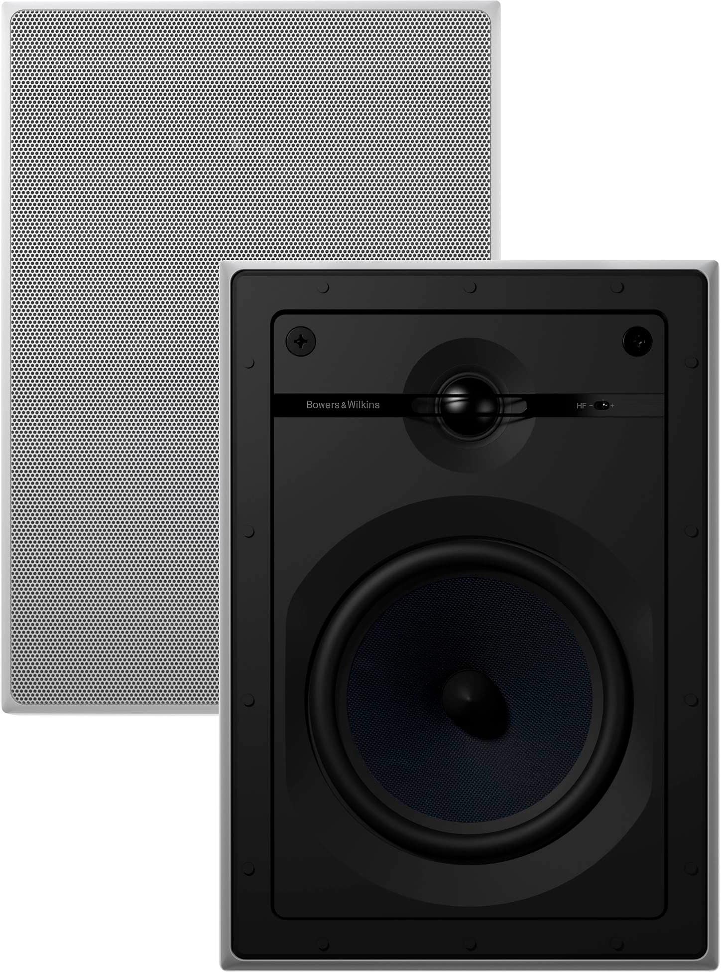 Bowers & Wilkins - CI600 Series 6" In-Wall Speakers w/ Cast Basket, Aramid Fiber Midbass and Nautilus Tweeter - (Pair) - Pai…
