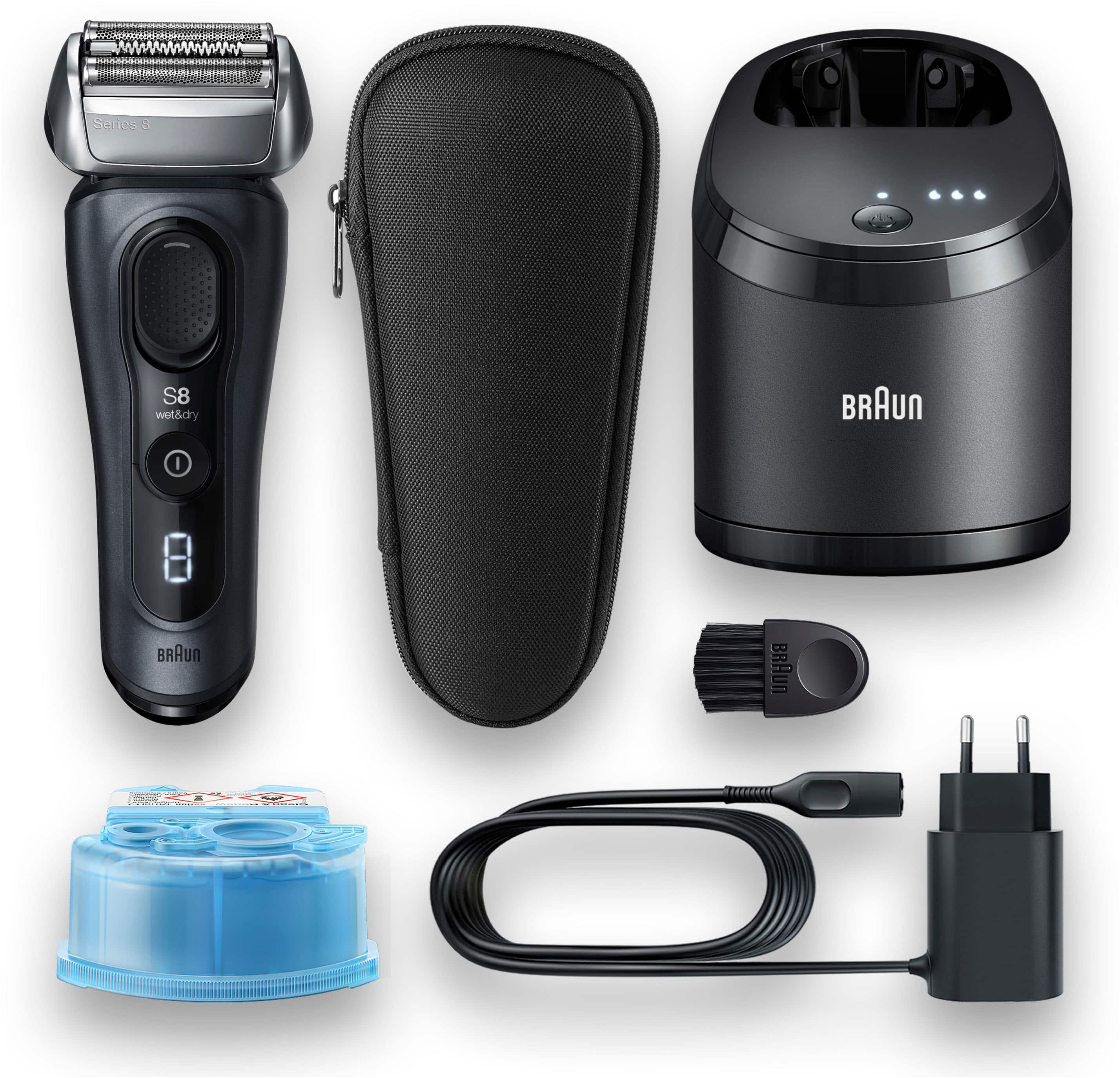 Braun - Series 8 8453cc Wet/Dry Electric Shaver - Gray product image