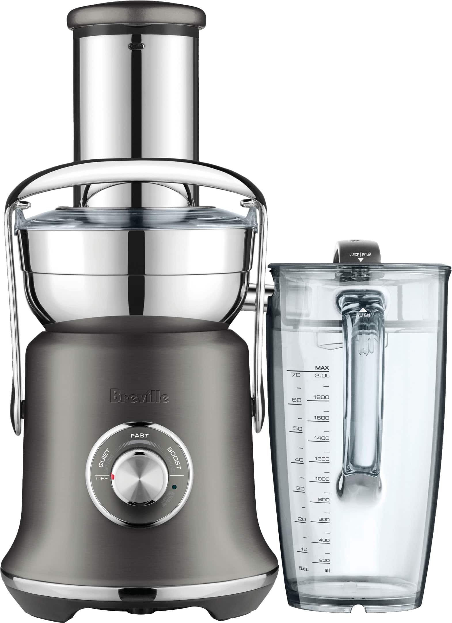 Breville - Juice Fountain Cold XL Juicer - Black Stainless Steel product image