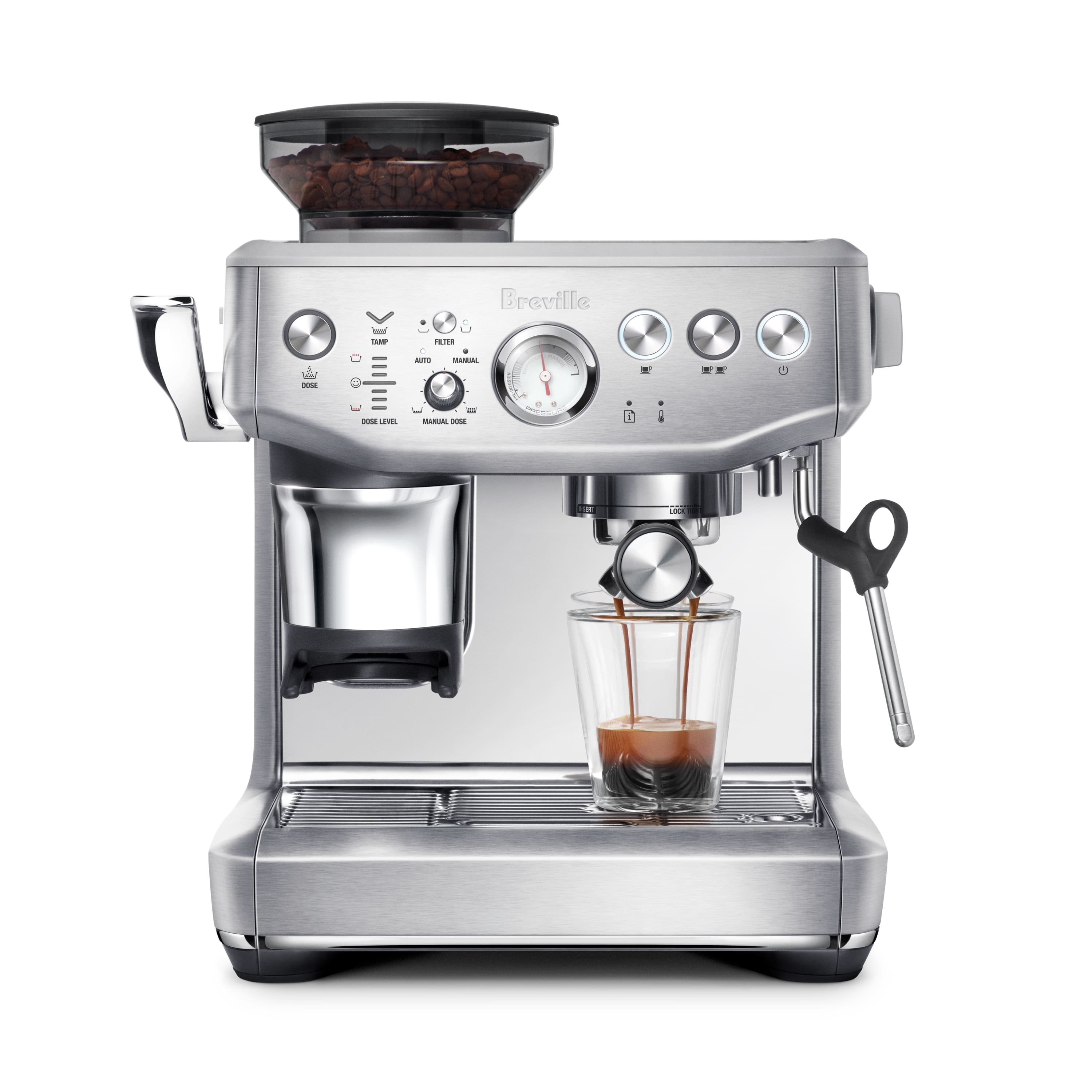 Breville - the Barista Express Impress Espresso Machine - Brushed Stainless Steel product image