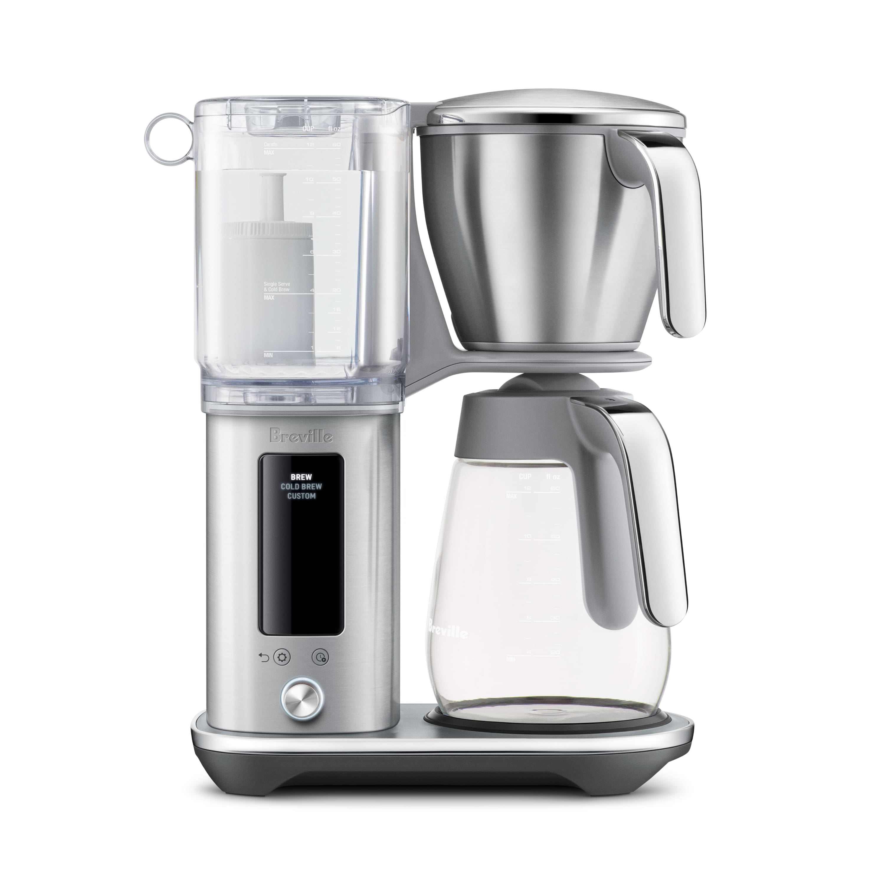 Breville - the Luxe Brewer Glass Coffee Maker - Brushed Stainless Steel product image