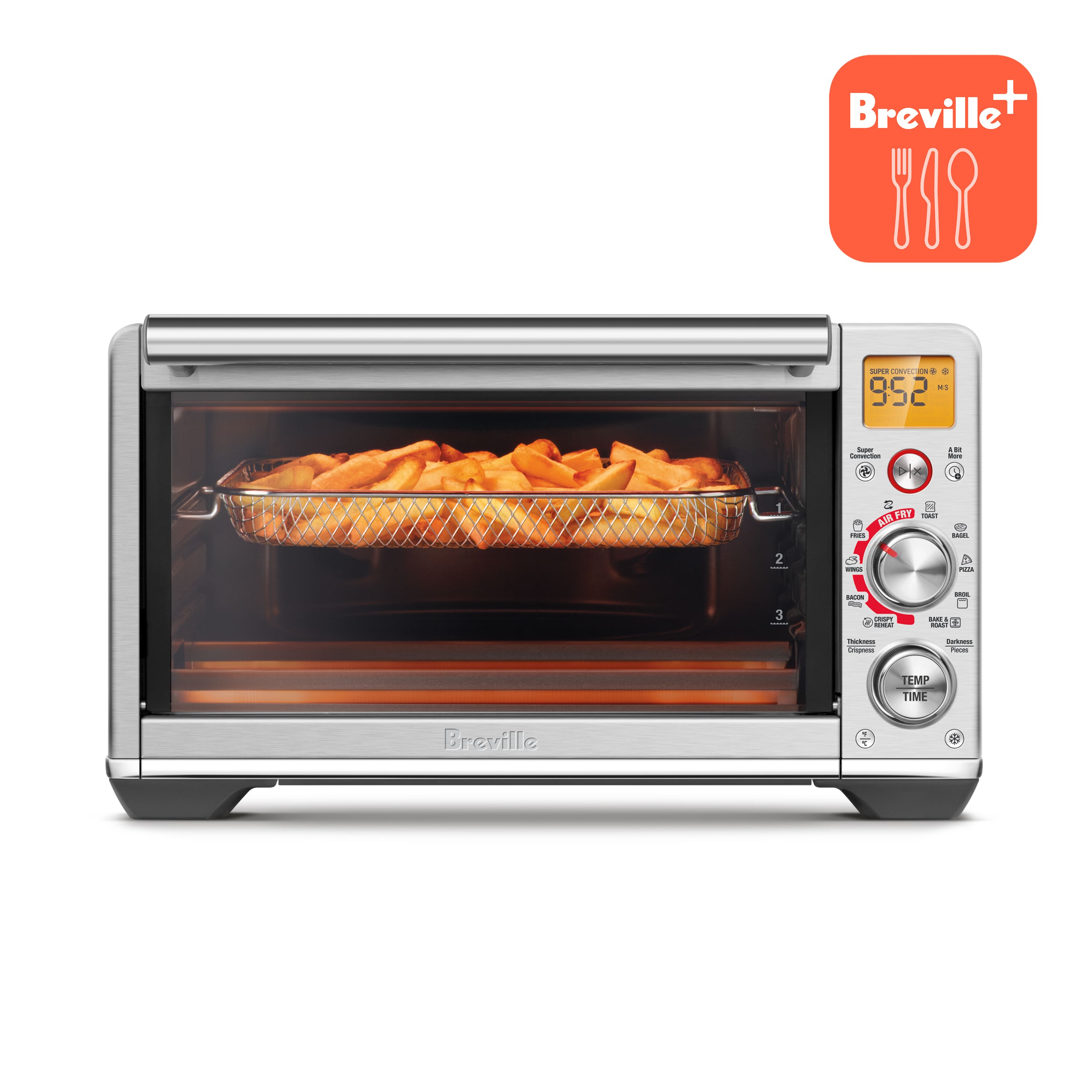 Breville - the Smart Oven Air Fryer Compact - Brushed Stainless Steel product image