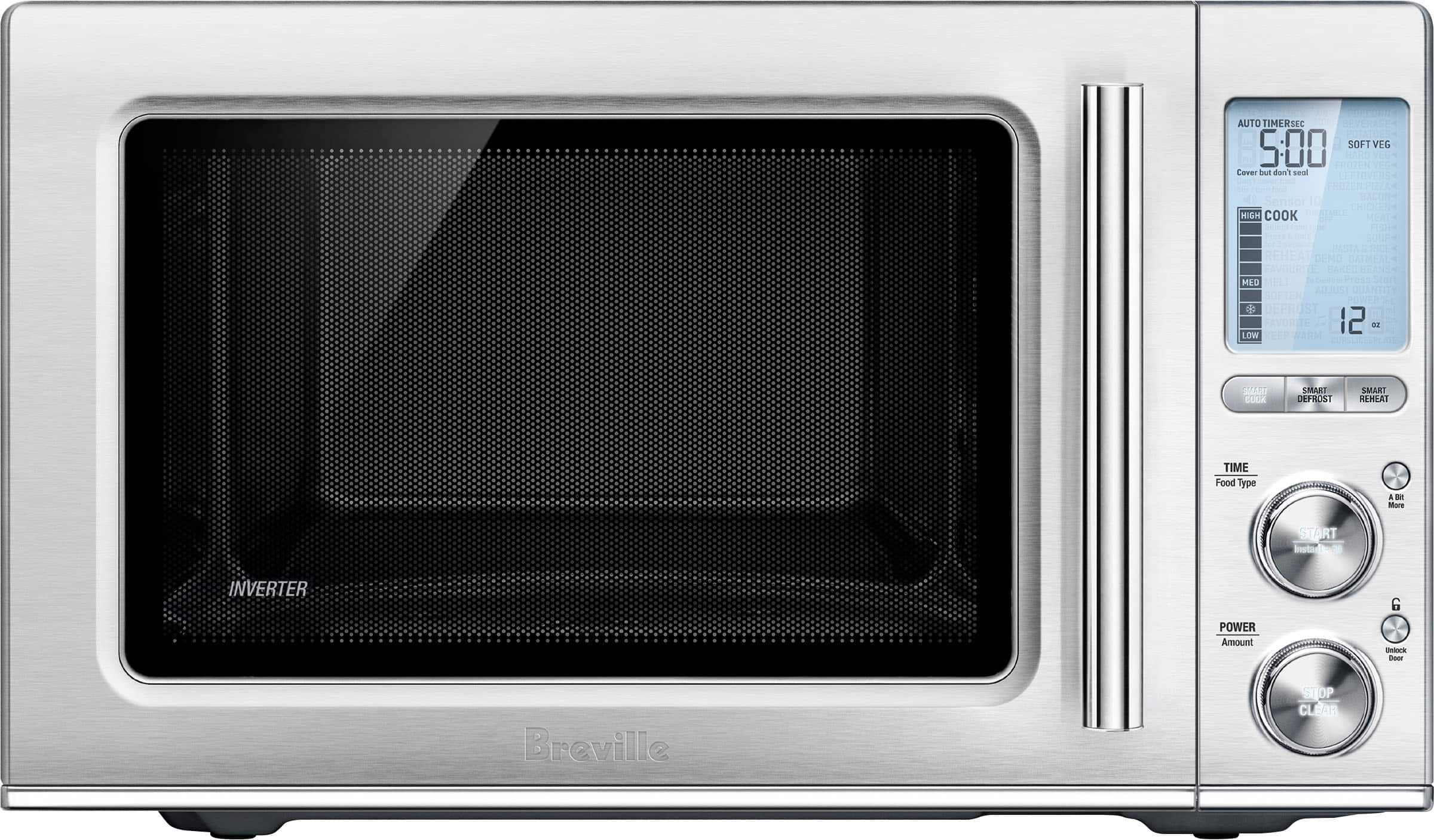 Breville - the Smooth Wave 1.2 Cu. Ft. Microwave - Stainless Steel product image
