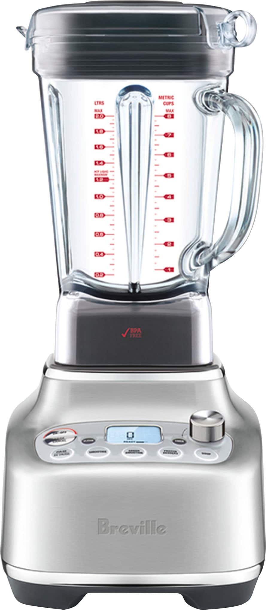 Breville - the Super Q Blender, 1600W, with 12 speed settings and 68 oz Jug - Brushed Stainless Steel product image