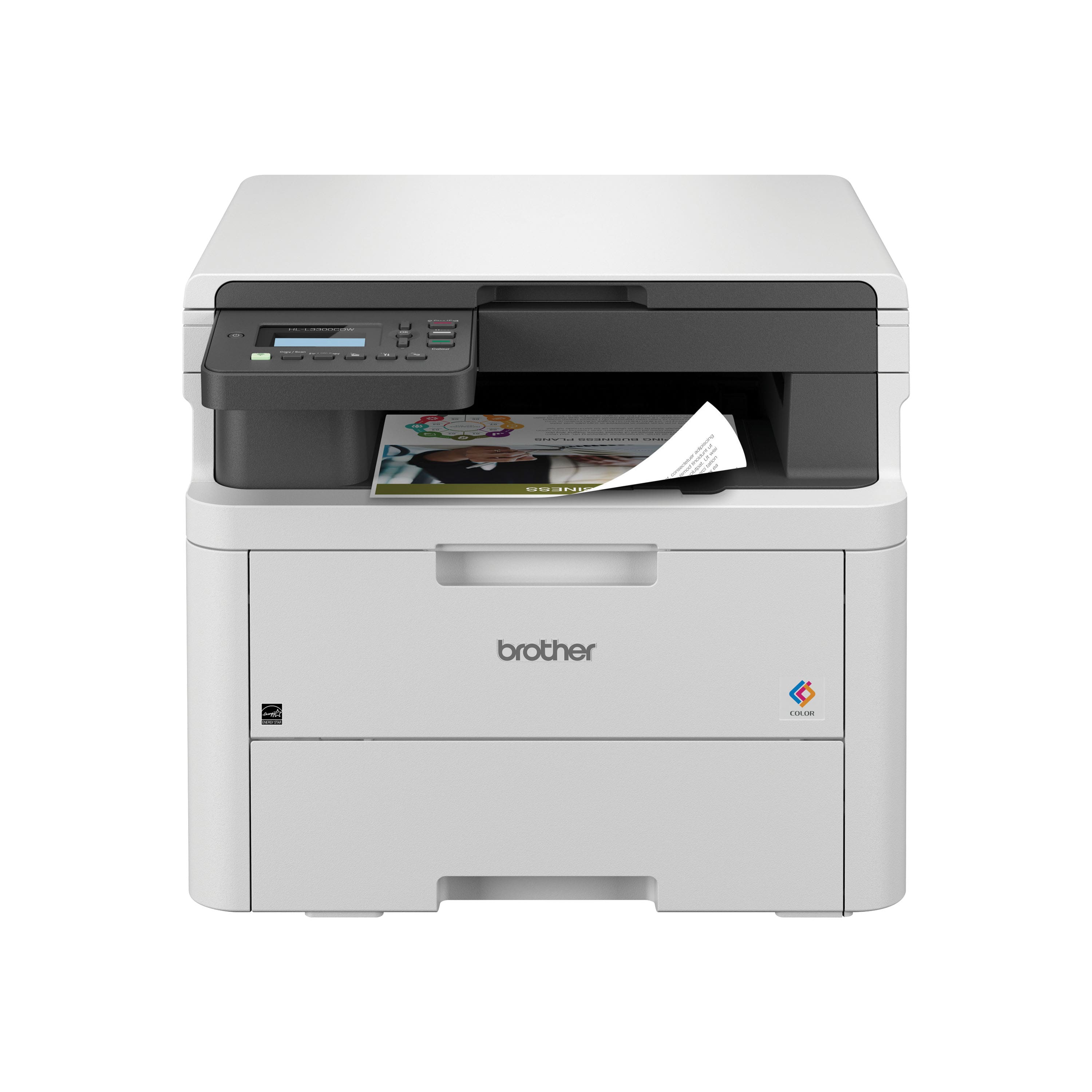 Brother - HL-L3300CDW Wireless Digital Color Printer with Laser Quality Output & Convenient Copy/Scanning, Great for Small O…