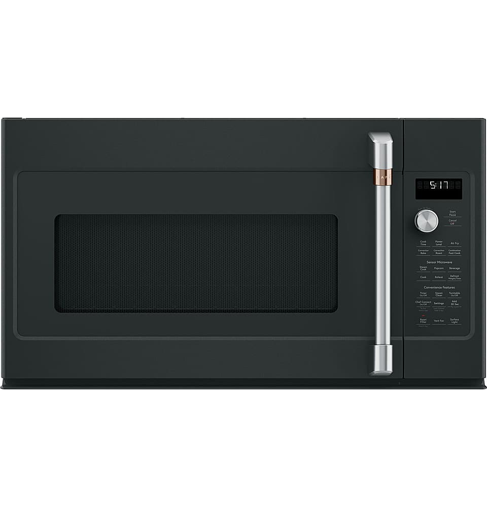 Café - 1.7 Cu. Ft. Convection Over-the-Range Microwave with Sensor Cooking and Air Fry - Matte Black product image