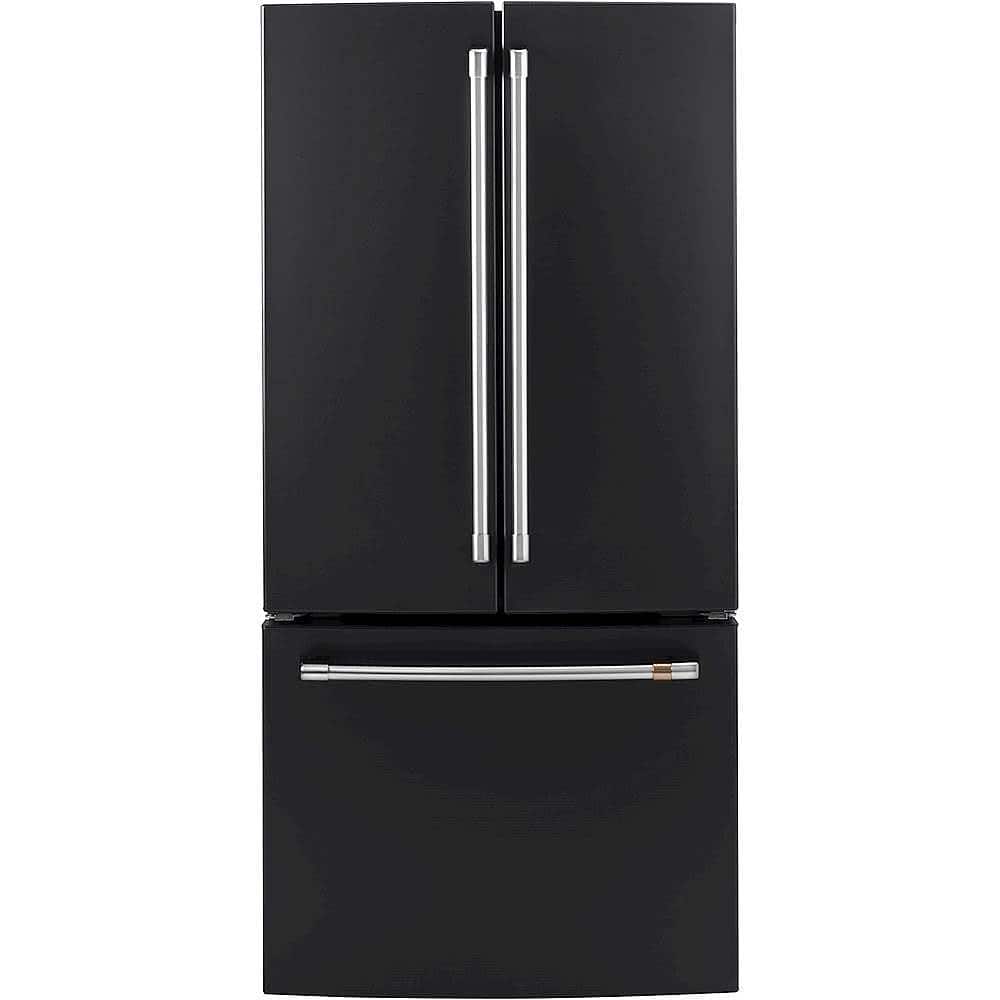 Café - 18.6 Cu. Ft. French Door Counter-Depth Smart Refrigerator, Customizable - Matte Black product image