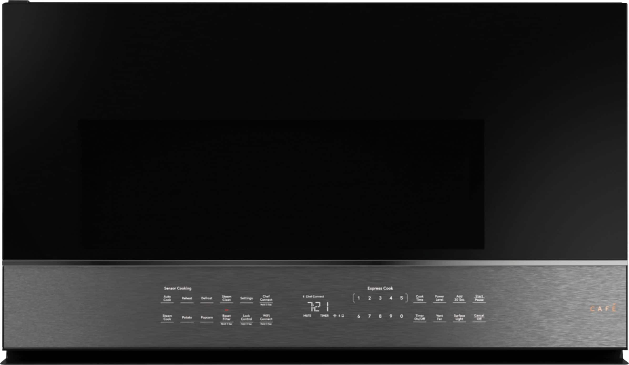 Café - 2.1 Cu. Ft. Over-the-Range Microwave with Sensor Cooking and Wi-Fi - Platinum Glass product image