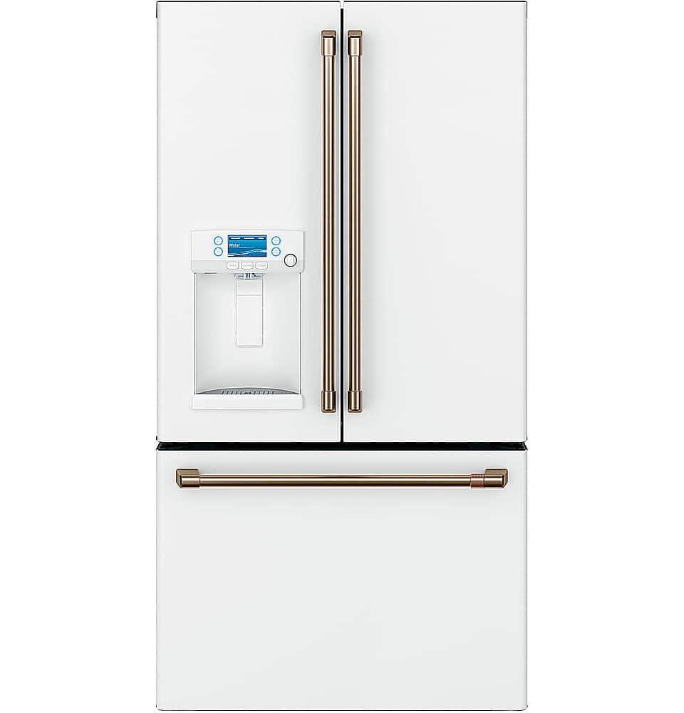 Café - 22.2 Cu. Ft. French Door Counter-Depth Smart Refrigerator, Customizable - Matte White product image