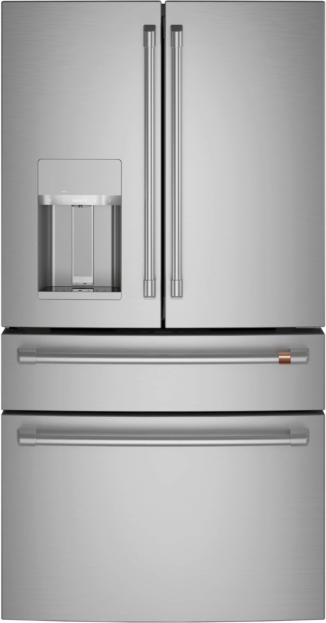 Café - 22.3 Cu. Ft. 4-Door French Door Counter-Depth Smart Refrigerator, Customizable - Stainless Steel product image