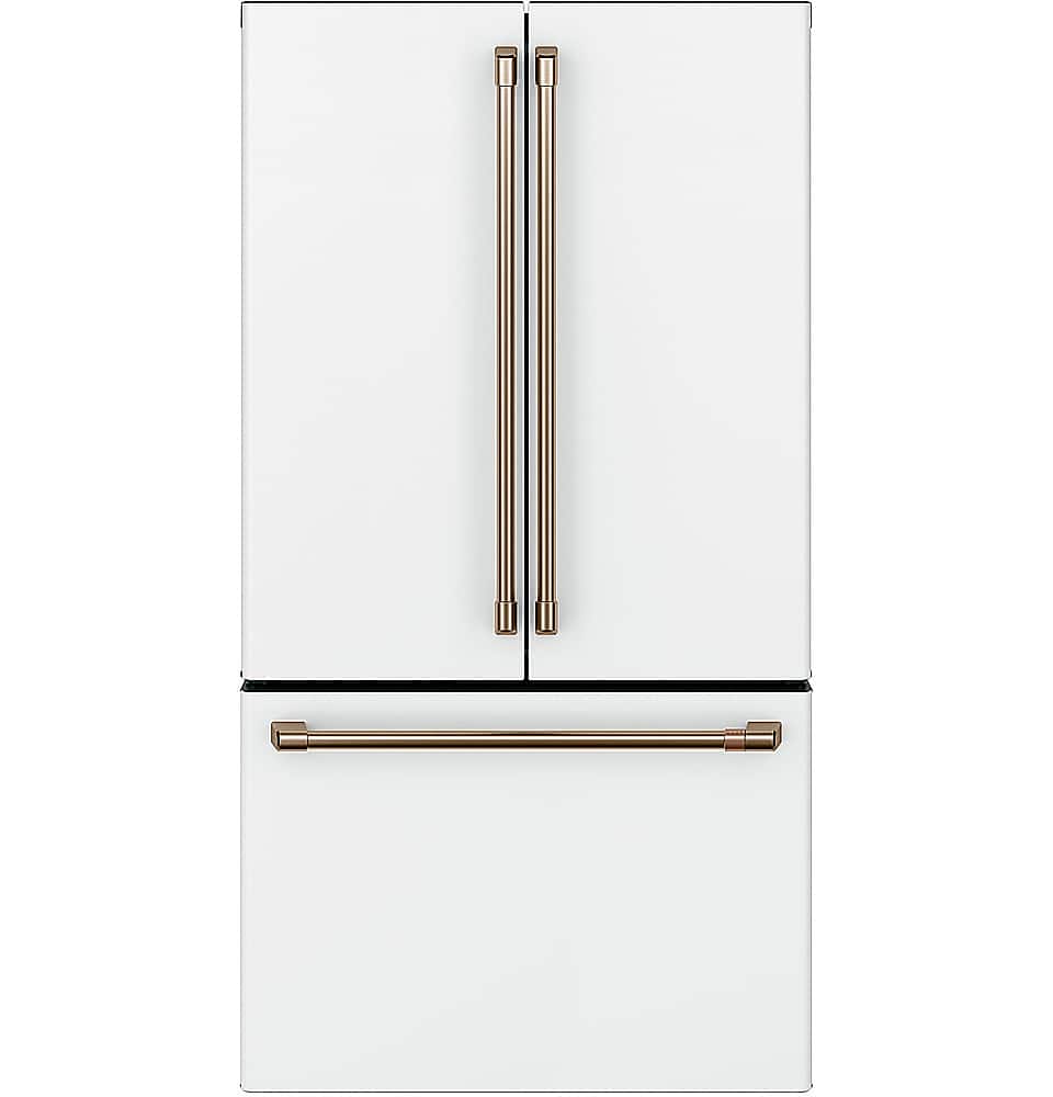 Café - 23.1 Cu. Ft. French Door Counter-Depth Smart Refrigerator with Internal Water Dispenser - Matte Black product image