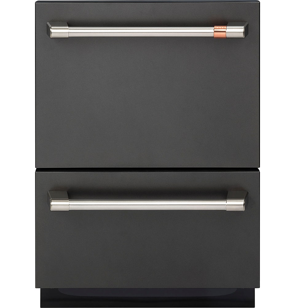 Café - 24" Top Control Built-In Double Drawer Dishwasher, Customizable - Matte Black product image
