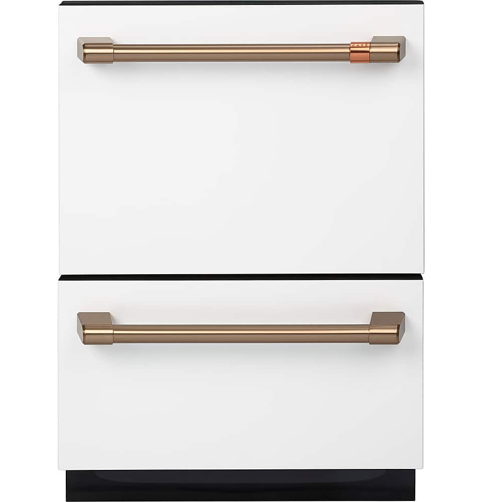 Café - 24" Top Control Built-In Double Drawer Dishwasher, Customizable - Matte White product image