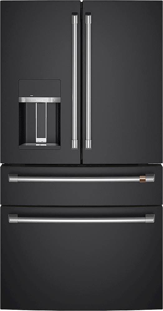 Café - 27.6 Cu. Ft. 4-Door French Door Smart Refrigerator with Convertible Temperature Drawer - Matte Black product image