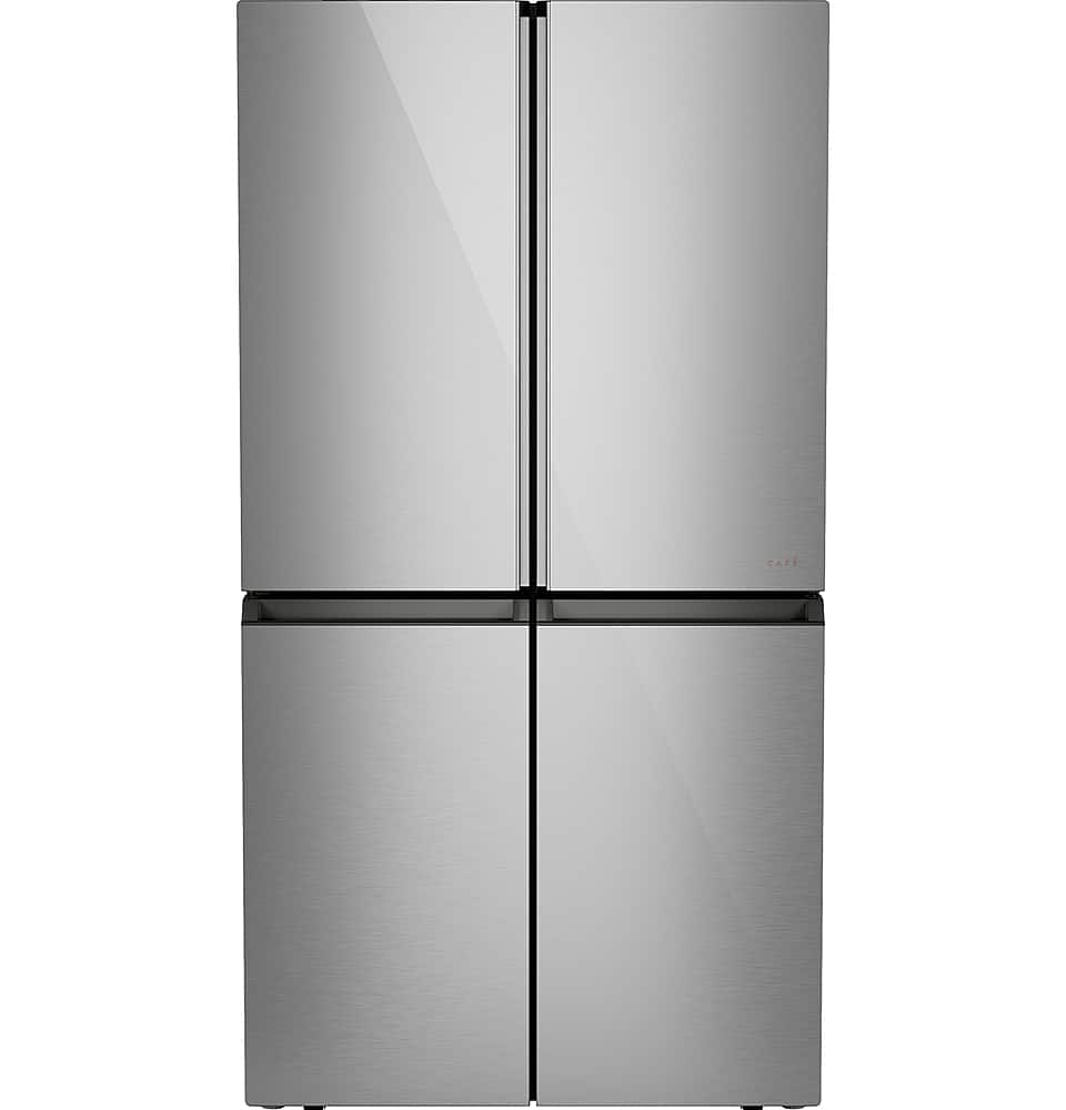 Café - 28.3 Cu. Ft. 4-Door French Door Smart Refrigerator with Dual-Dispense AutoFill Pitcher - Platinum Glass product image