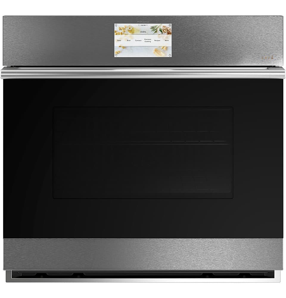Café - 30" Built-In Single Electric Convection Wall Oven - Platinum Glass product image