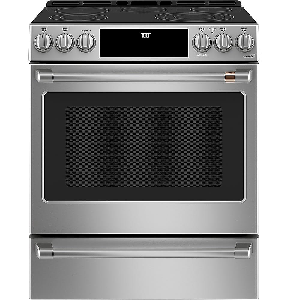Café - 5.7 Cu. Ft. Slide-In Electric Convection Range, Customizable - Stainless Steel product image