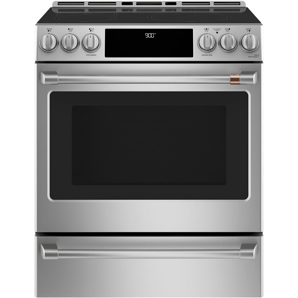 Café - 5.7 Cu. Ft. Slide-In Electric Induction Convection Range, Customizable - Stainless Steel product image