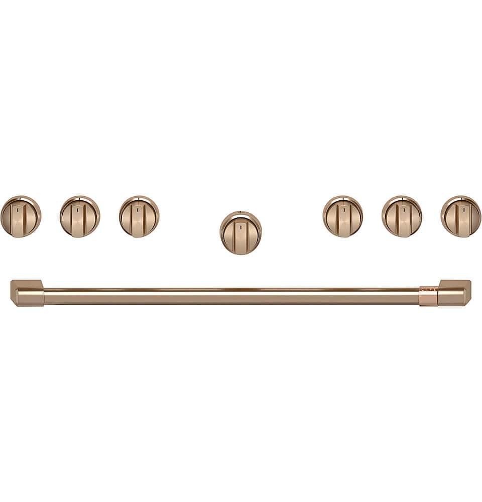 Café - Handle and Knob Set for 36" Pro Range and Rangetop - Brushed Bronze product image