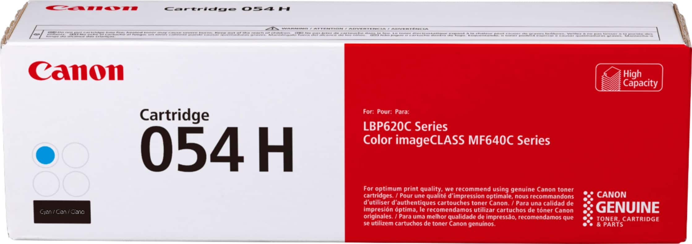 Canon - 054 H XL High-Yield Toner Cartridge - Cyan product image
