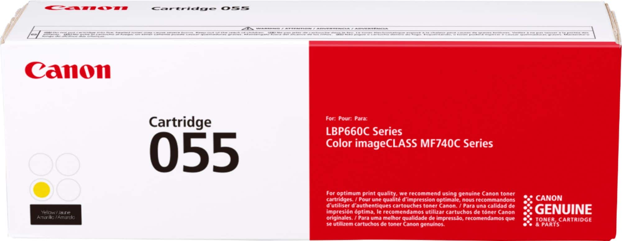 Canon - 055 Standard Capacity Toner Cartridge - Yellow product image