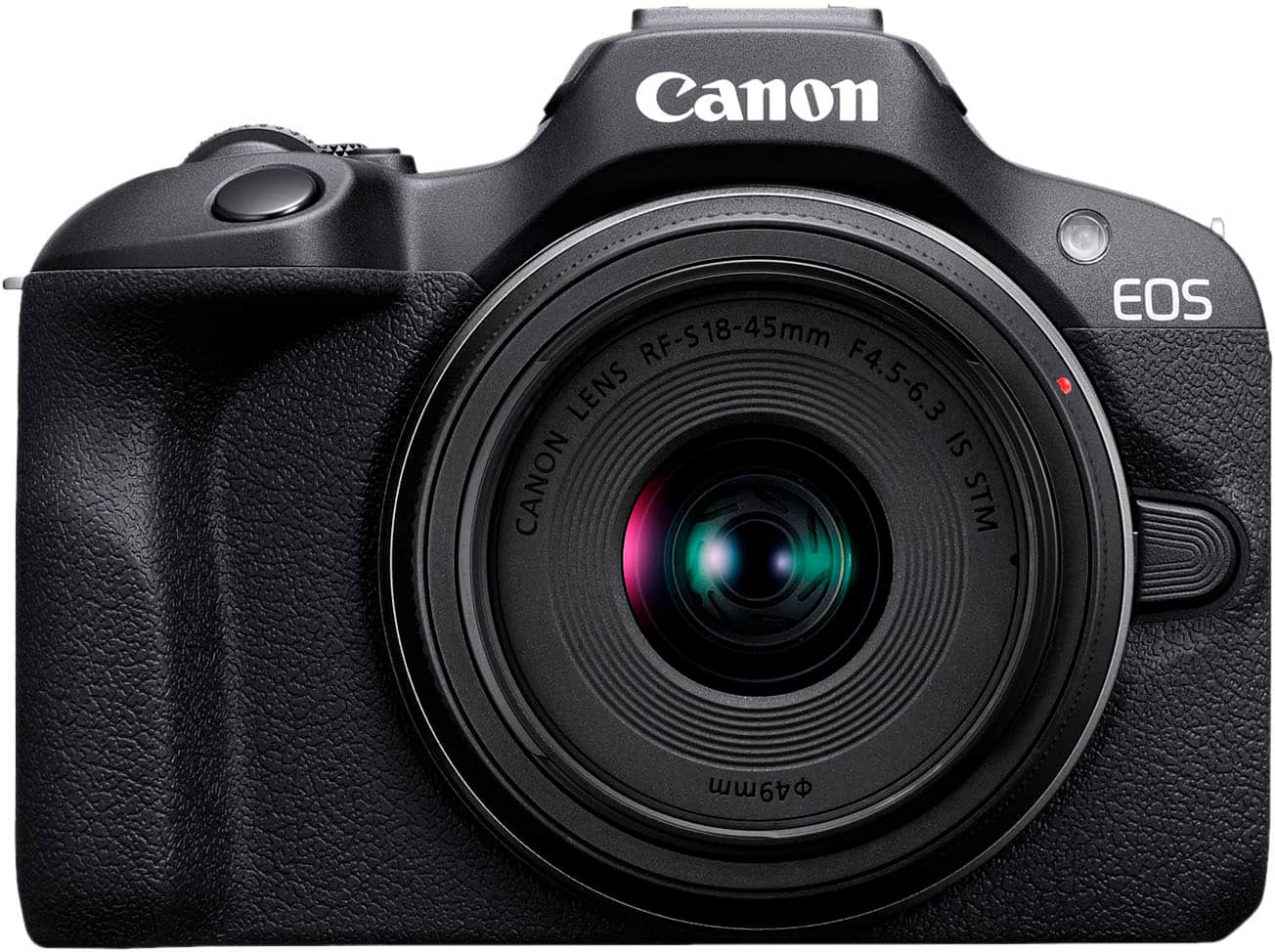 Canon - EOS R100 4K Video Mirrorless Camera with RF-S18-45mm f/4.5-6.3 IS STM Lens - Black product image
