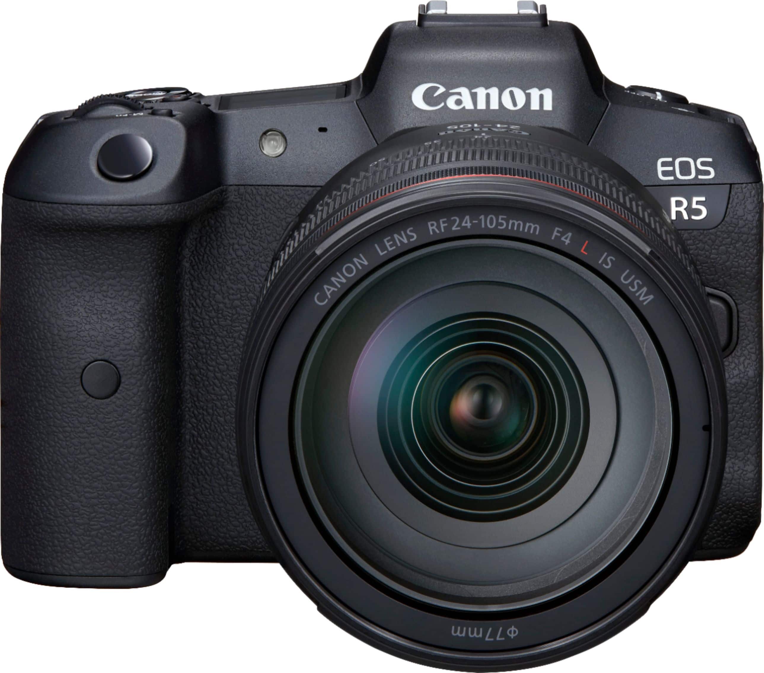 Canon - EOS R5 Mirrorless Camera with RF24-105mm f/4L IS USM Lens - Black product image