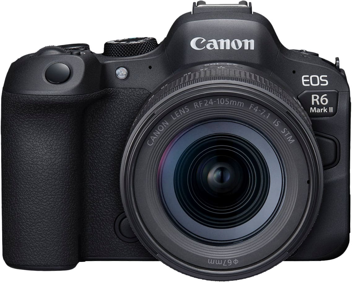 Canon - EOS R6 Mark II Mirrorless Camera with RF24-105mm f/4-7.1 IS STM Lens - Black product image