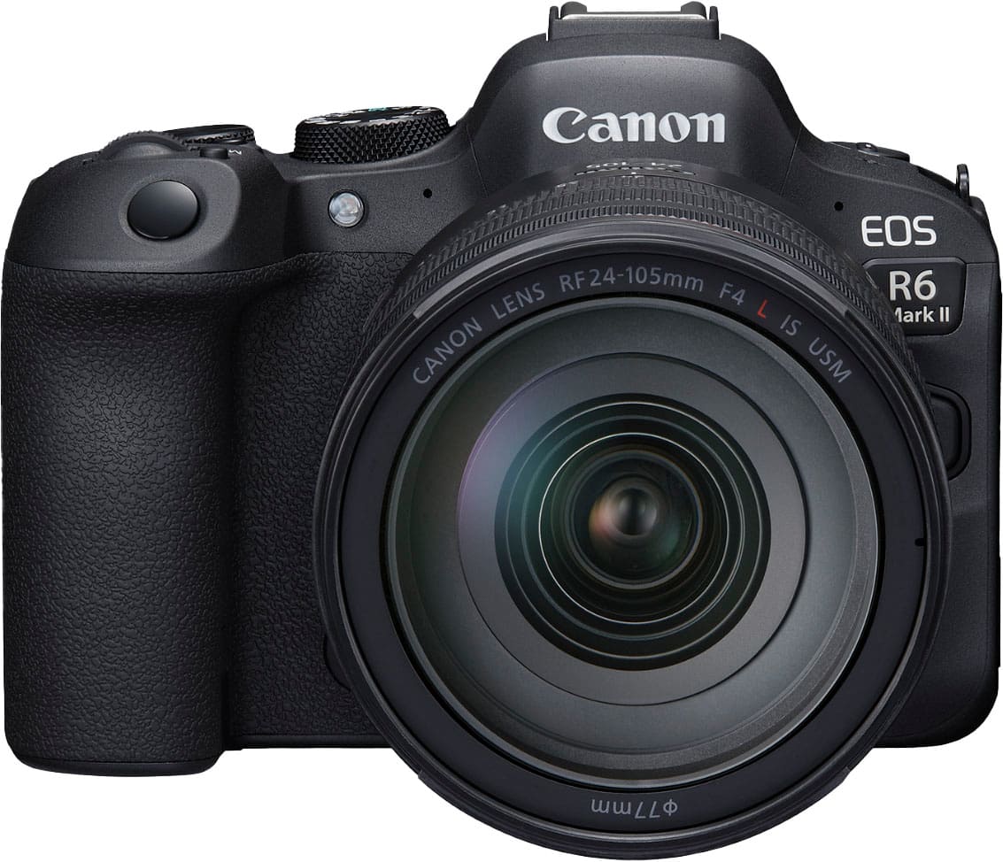 Canon - EOS R6 Mark II Mirrorless Camera with RF24-105mm f/4L IS USM Lens - Black product image