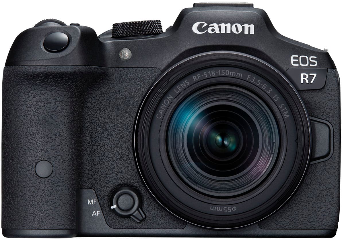 Canon - EOS R7 Mirrorless Camera with RF-S18-150mm f/3.5-6.3 IS STM Lens - Black product image