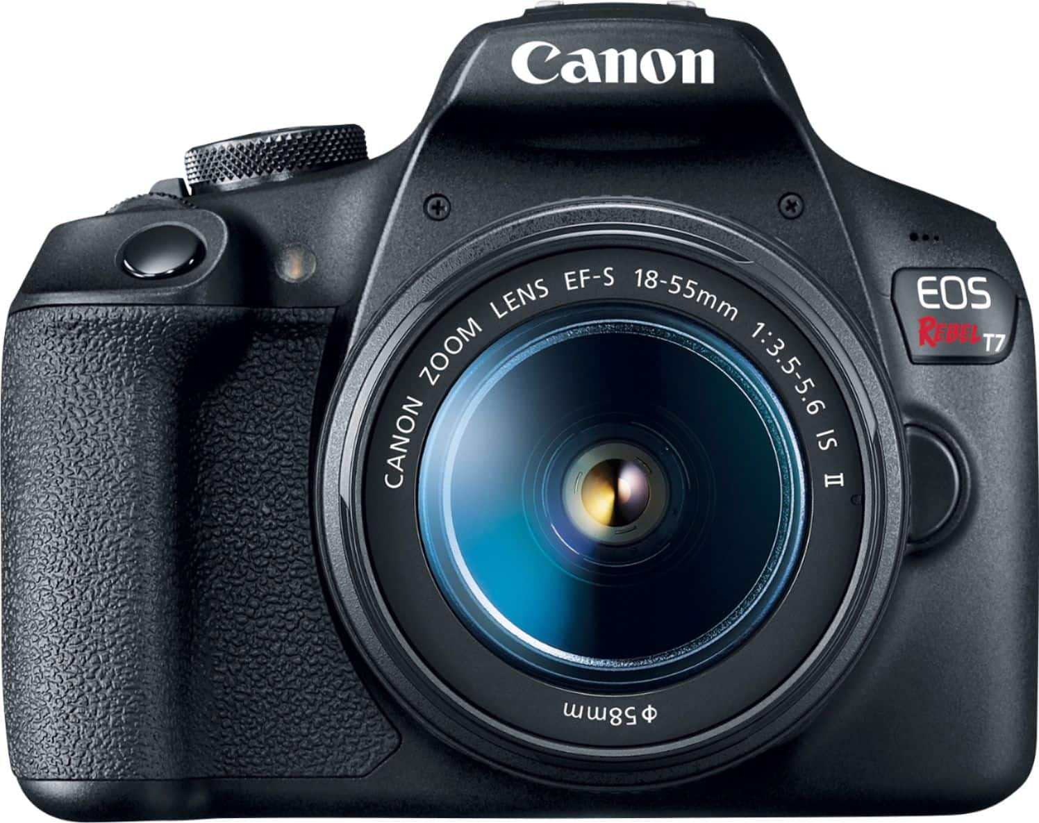 Canon - EOS Rebel T7 DSLR Video Camera with 18-55mm Lens - Black product image