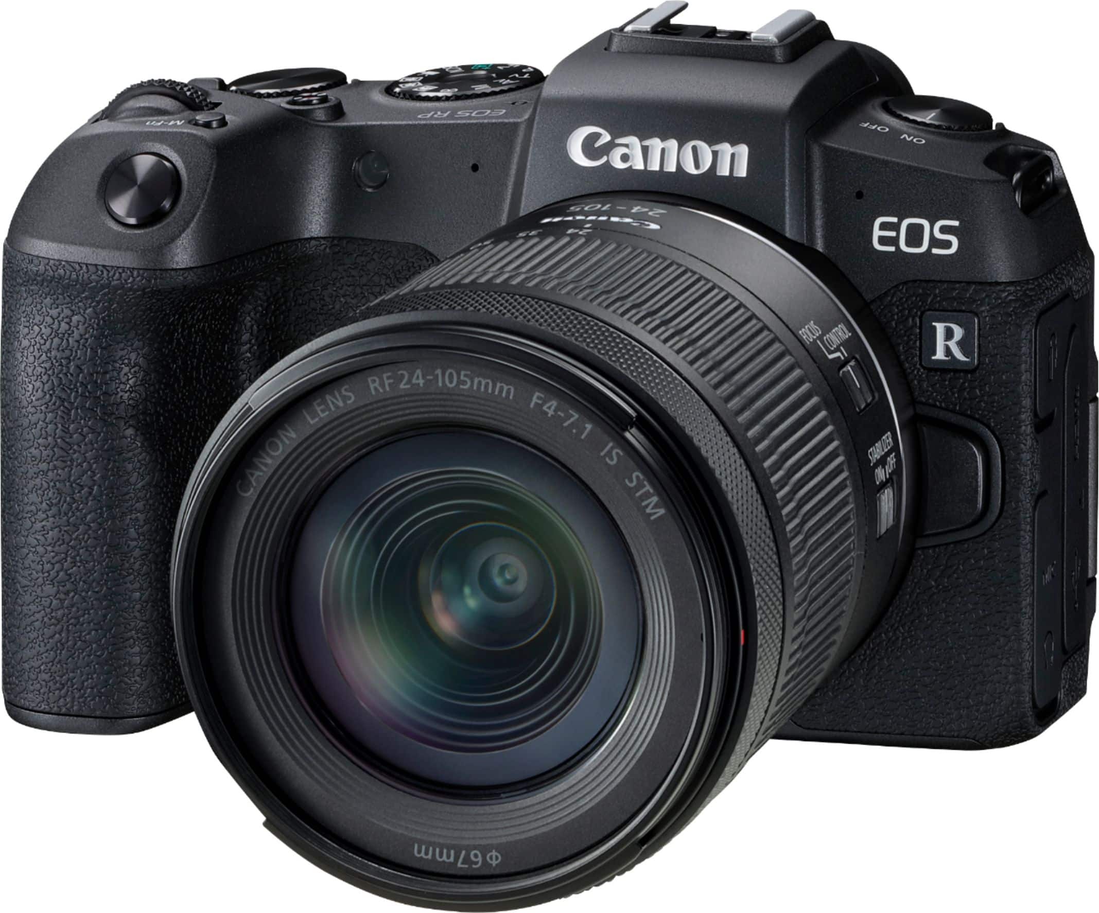 Canon - EOS RP Mirrorless Camera with RF24-105mm f/4-7.1 IS STM Lens - Black product image