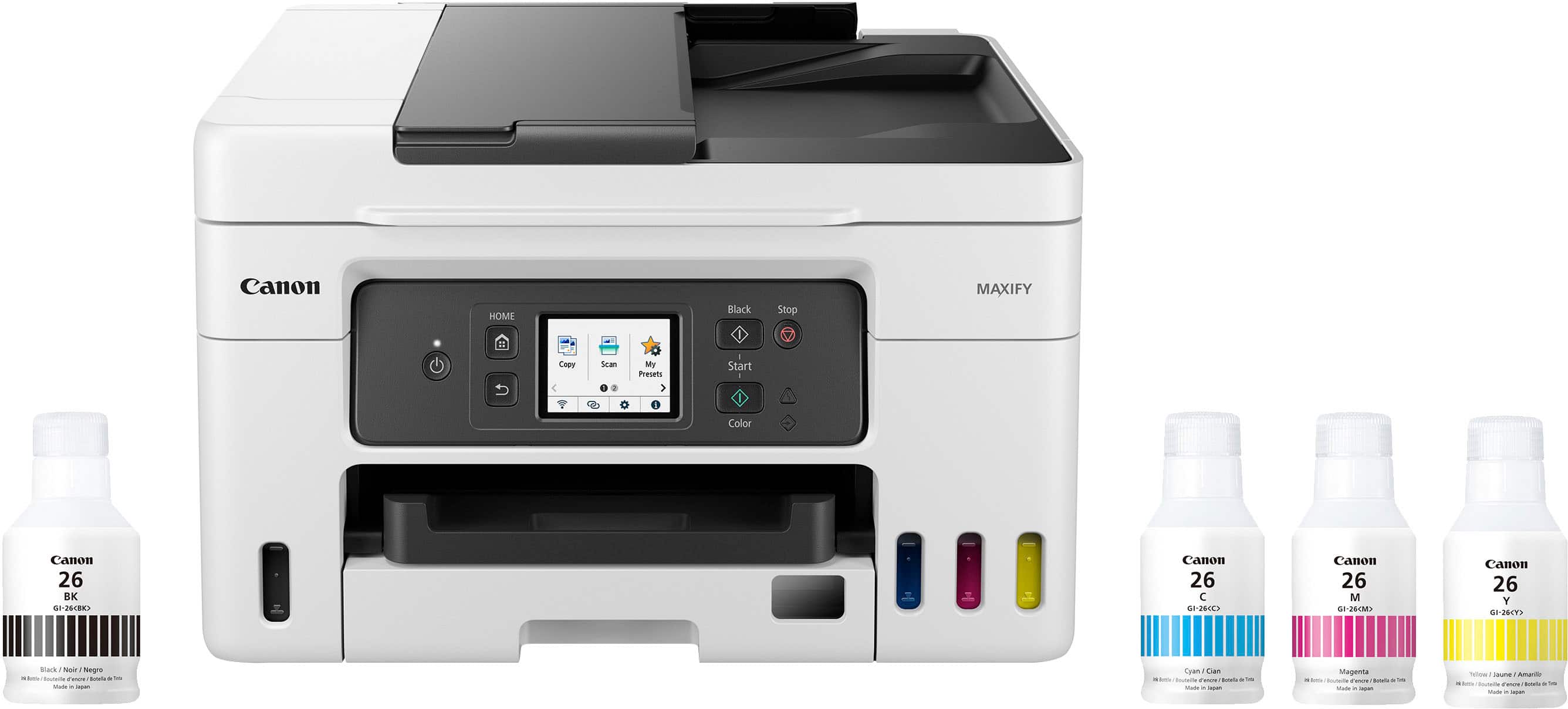 Canon - MAXIFY Megatank GX4020 Wireless All-In-One Supertank Inkjet Printer with Fax - White product image