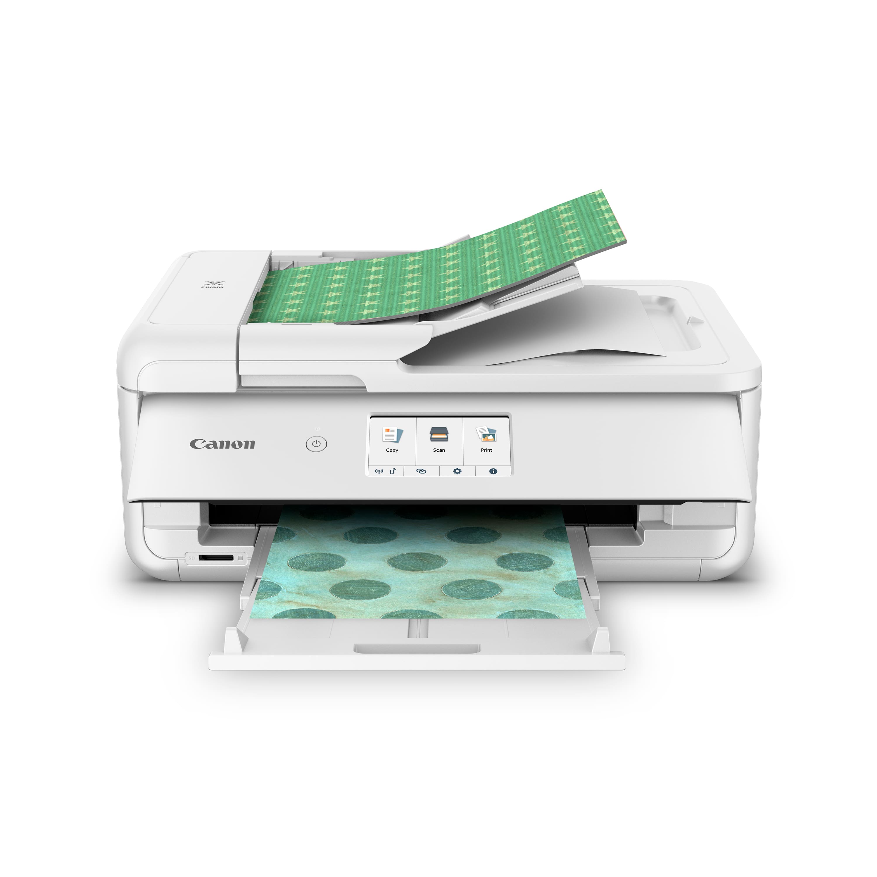 Canon - PIXMA TS9521Ca Wireless All-In-One Inkjet Printer - White product image