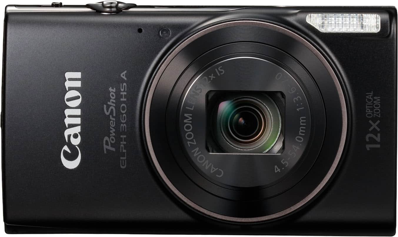 Canon - PowerShot ELPH 360 HS A Full HD Video 20.2-Megapixel Digital Camera - Black product image