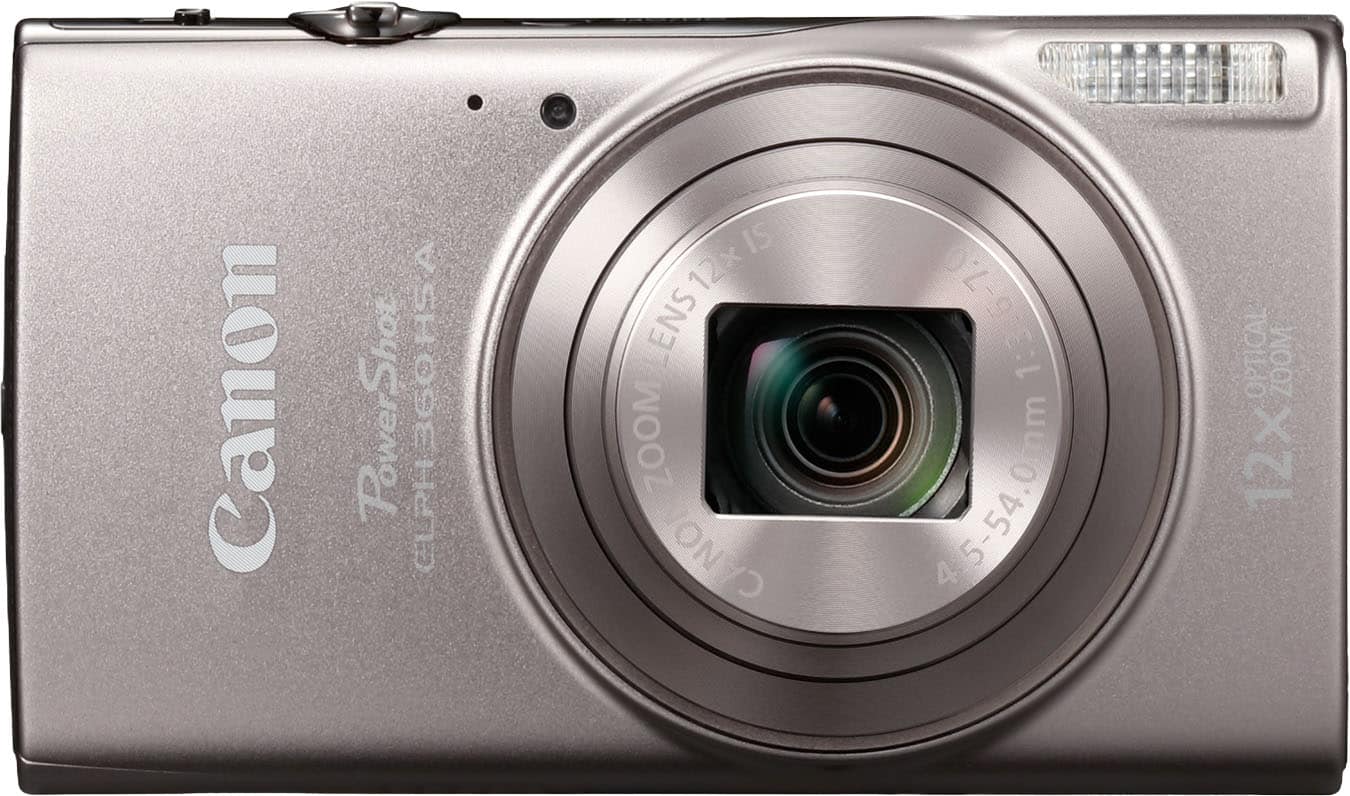 Canon - PowerShot ELPH 360 HS A Full HD Video 20.2-Megapixel Digital Camera - Silver product image