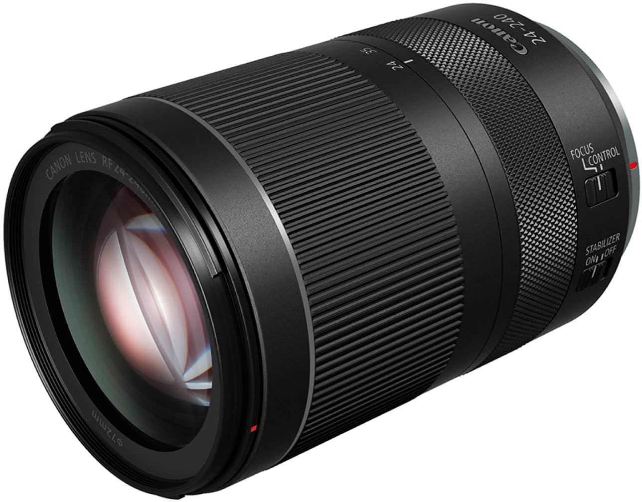 Canon - RF24-240mm F4-6.3 IS USM Standard Zoom Lens for EOS R-Series Cameras - Black product image