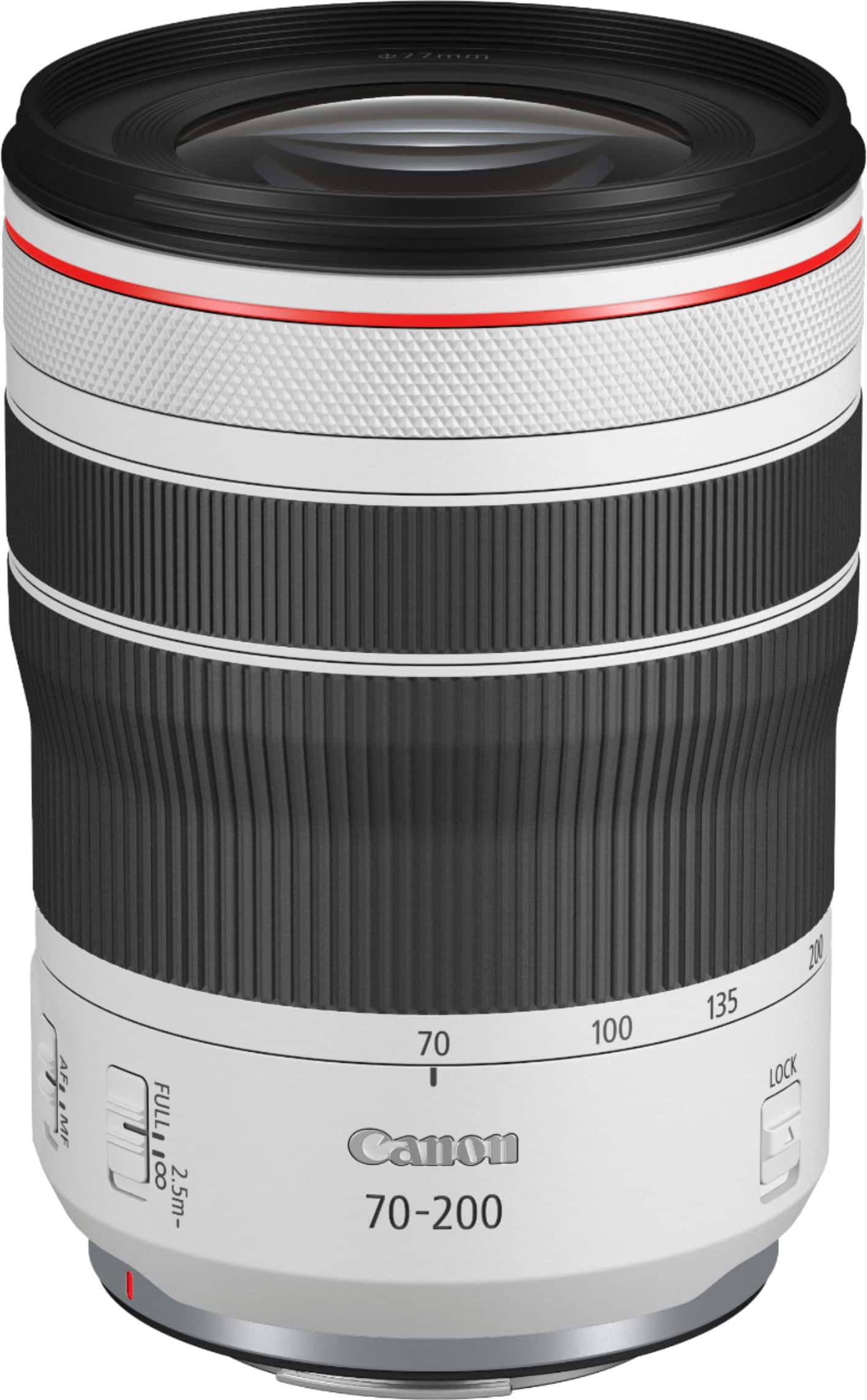 Canon - RF70-200mm F4 L IS USM Telephoto Zoom Lens for EOS R-Series Cameras - White product image