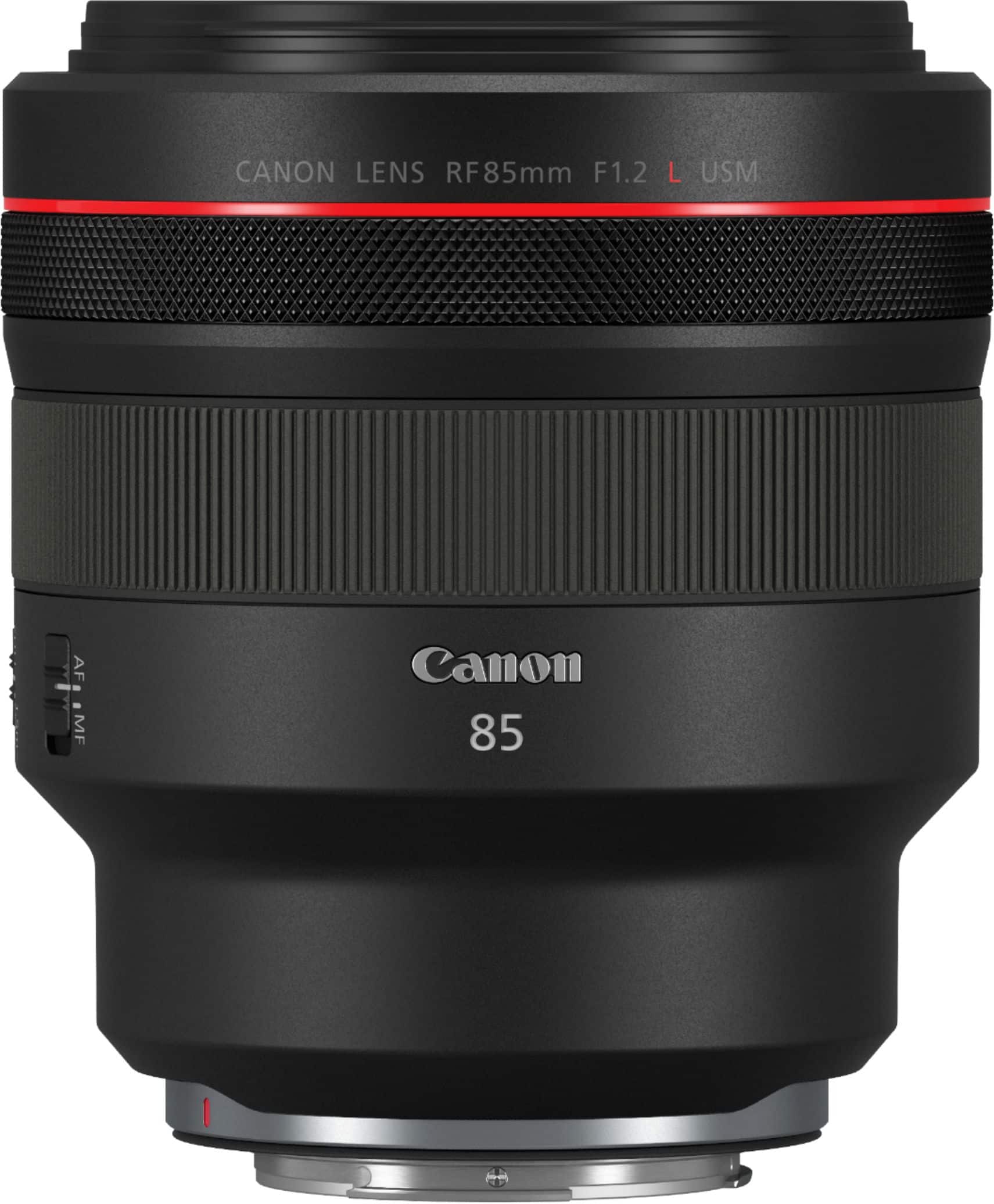Canon - RF85mm F1.2 L USM Mid-Telephoto Prime Lens for EOS R-Series Cameras - Black product image