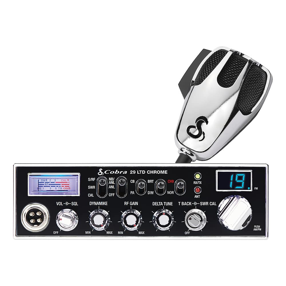 Cobra - 29 LTD Classic AM/FM 40-Channel CB Radio - Chrome product image