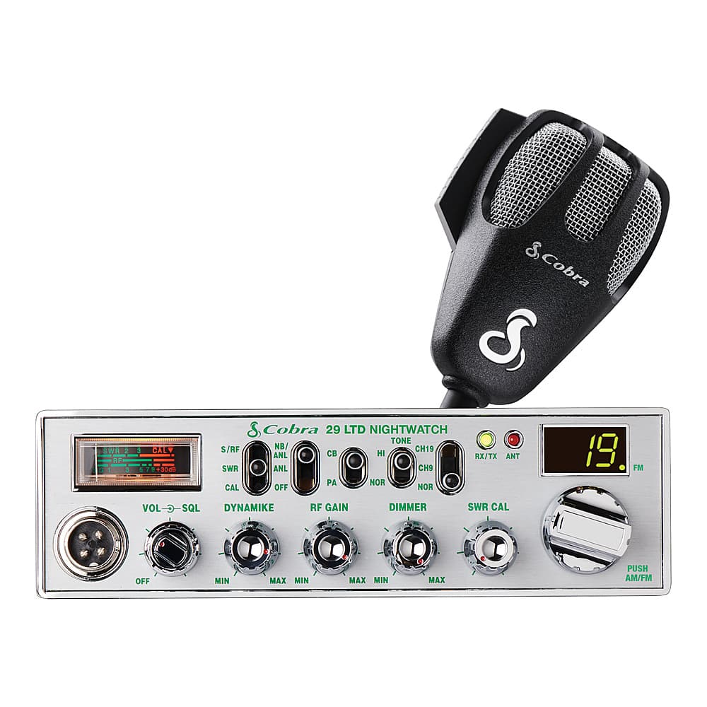 Cobra - 29 LTD NW AM/FM 40-Channel CB Radio with NightWatch - Black product image