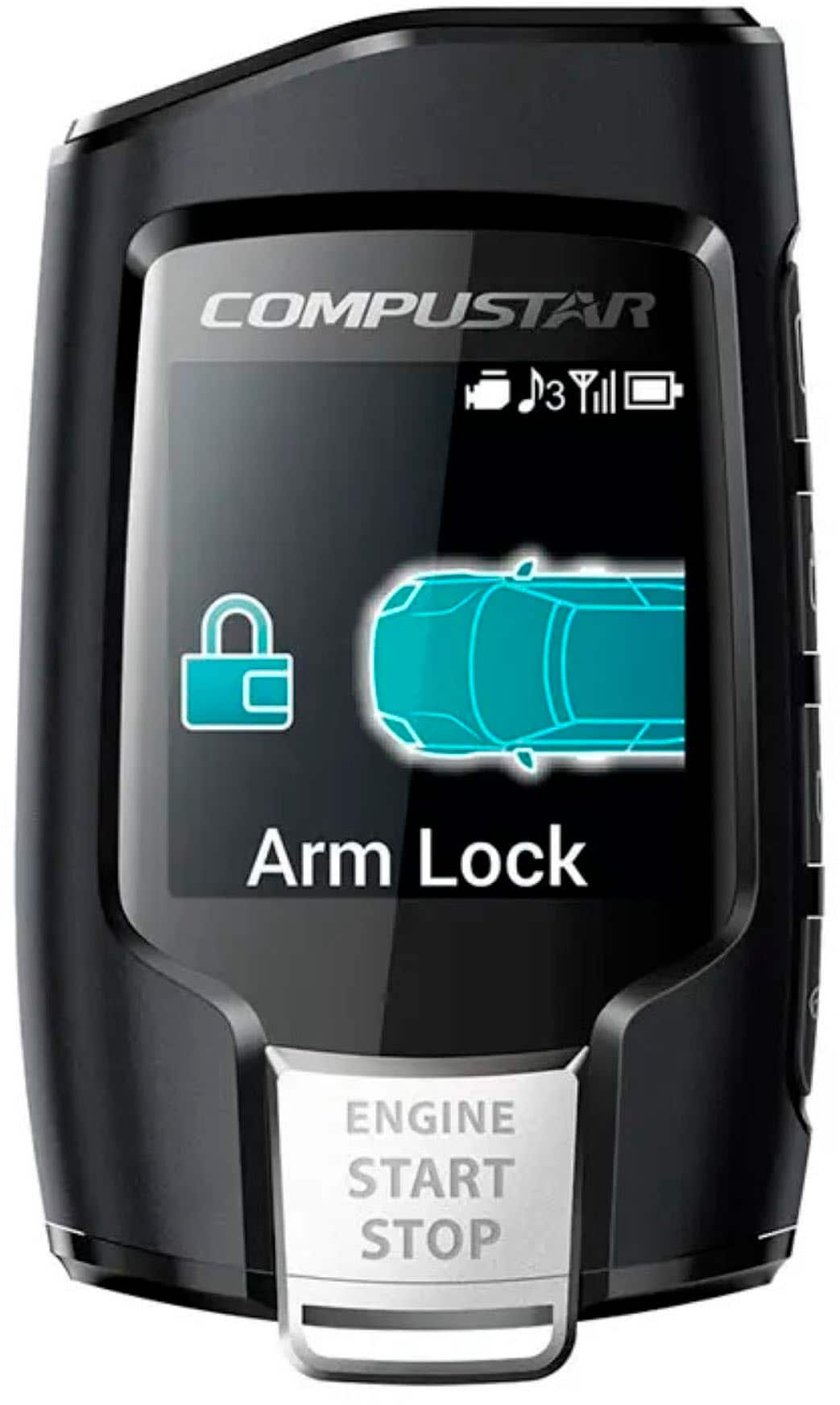 Compustar - Q9 2-Way LCD RFX Bundle with LTE Module Remote Upgrade Kit - Black product image