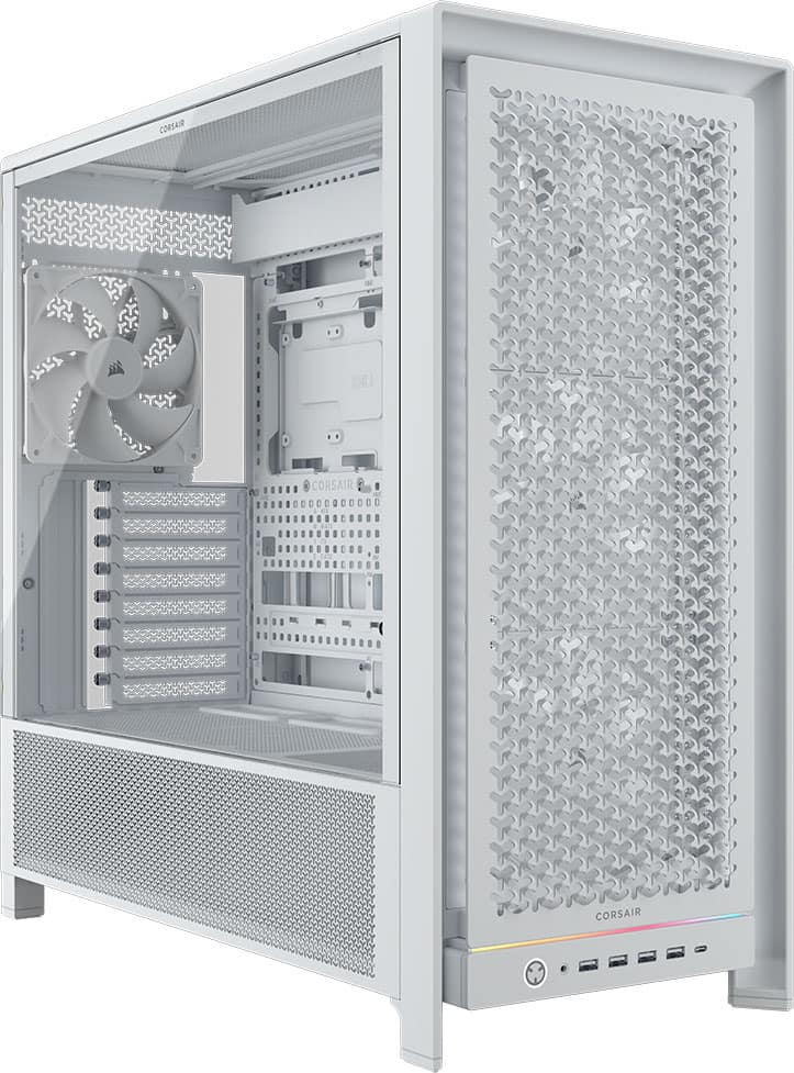 CORSAIR - 5000D RS Mid-Tower Modular PC Case - White product image