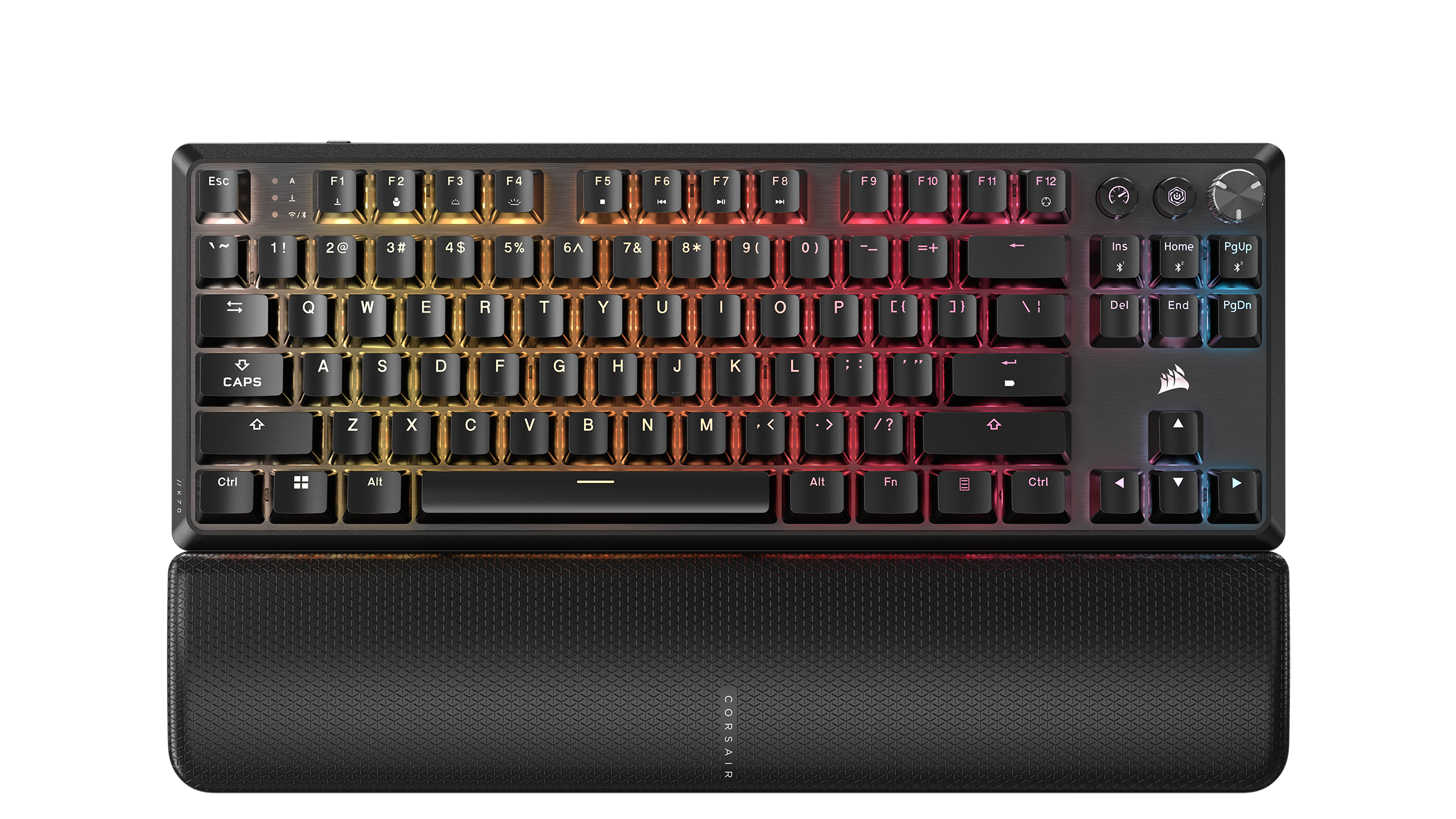 CORSAIR - K70 CORE TKL Compact Wireless RGB Pre-Lubed Linear Mechanical Switches Gaming Keyboard with Sound Dampening - Blac…